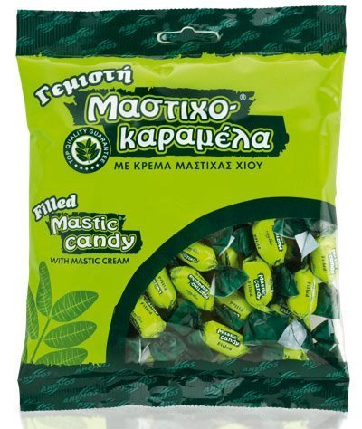 Greek Mastic Candy Filled with Mastic Cream. Bag 200g by Anemos von LAOSEP