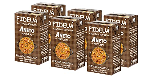 Aneto 100 % natürlich – Brühe für Fisch und Meeresfrüchte Fideuá – Schachtel mit 6 Einheiten à 1 l Aneto 100 % natürlich – Brühe für Fisch und Meeresfrüchte Fideuá – Schachtel mit 6 Einheiten à 1 l von Aneto