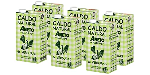 Aneto 100% natürlich – Gemüsebrühe – Packung mit 6 Einheiten à 1 l Aneto 100% natürlich – Gemüsebrühe – Packung mit 6 Einheiten à 1 l von Aneto