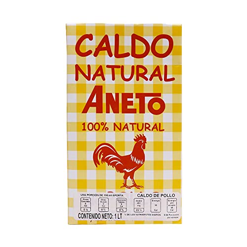 Aneto Caldo Natural de Pollo- Hühnerbrühe Ohne Zusätze, 1er Pack (1 x 1l) von Aneto