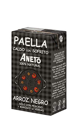Aneto Caldo Para Arroz Negro - Brühe Für Schwarzen Reis, 1er Pack (1 x 1 l) von Aneto