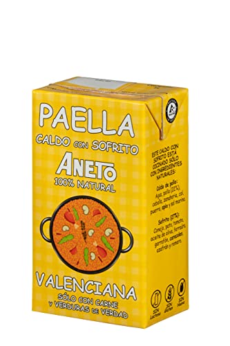 Aneto Caldo para Paella Brühe für Paella nach Valencianischer Art, 1000 ml von Aneto