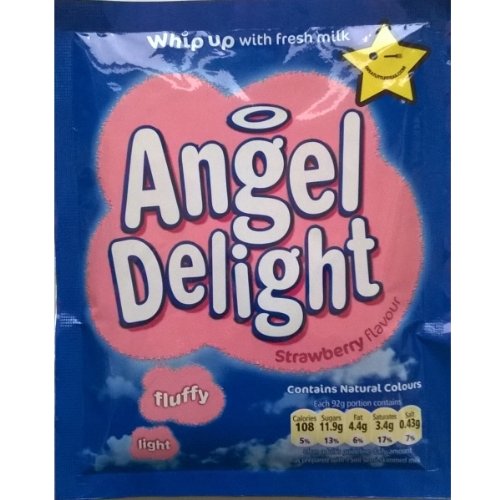 Birds Engel Delight Strawberry Flavour 6 x 59gm von Birds