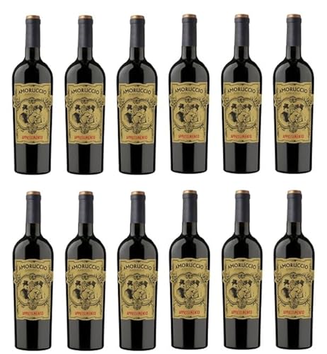 12x 0,75l - 2021er - Angelo Rocca & Figli - Amoruccio - Appassimento - Puglia I.G.P. - Apulien - Italien - Rotwein trocken 12x 0,75l - 2021er - Angelo Rocca & Figli - Amoruccio - Appassimento - Puglia I.G.P. - Apulien - Italien - Rotwein trocken von Angelo Rocca & Figli