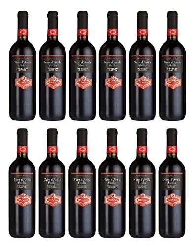 12x 0,75l - 2022er - Angelo Rocca & Figli - Nero d'Avola - Sicilia D.O.P. - Sizilien - Italien - Rotwein trocken 12x 0,75l - 2022er - Angelo Rocca & Figli - Nero d'Avola - Sicilia D.O.P. - Sizilien - Italien - Rotwein trocken von Angelo Rocca & Figli
