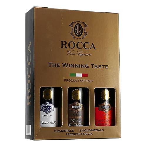 Rocca The Winning Taste 3´er Rotwein -trocken- von Angelo Rocca & Figli