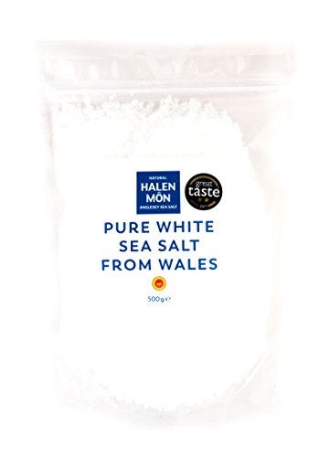 Halen Môn, Meersalzflocken aus Wales, 500g von Halen Mon