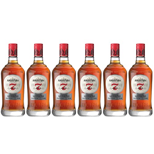 6er Set Angostura 7 Jahre Dark Rum neue Ausstattung (6 x 0,7 Liter) von Angostura