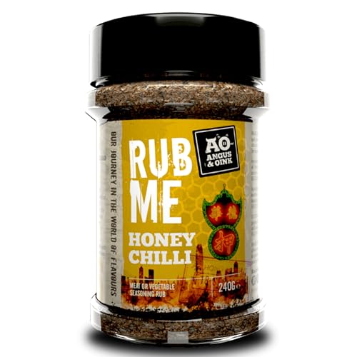 ANGUS & OINK | Honey Chilli Seasoning | Sweet & Spicy | Perfect for Chicken & Pork | Gluten-Free, Vegetarian | Ideal for Oven, Air Fryer & BBQ | 1 x 240g ANGUS & OINK | Honey Chilli Seasoning | Sweet & Spicy | Perfect for Chicken & Pork | Gluten-Free, Vegetarian | Ideal for Oven, Air Fryer & BBQ | 1 x 240g von Angus & Oink