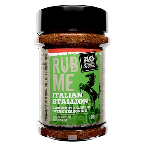 Angus & Oink Rub Me Italienischer Hengst BBQ Gewürze, 220 g von Angus & Oink