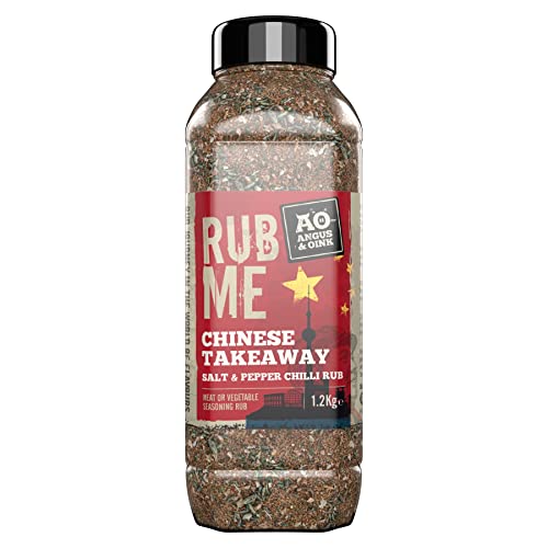 Angus & Oink Rub Me Salz- und Pfefferstreuer zum Mitnehmen, chinesische Chilischoten von Angus & Oink