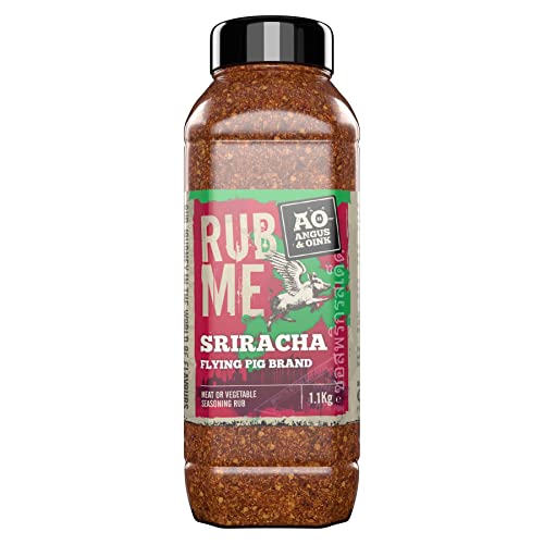 Angus & Oink Rub Me Sriracha Grill-Gewürze, 1,1 kg von Angus & Oink