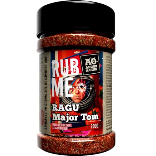 Ragu Major Tom Italian Seasoning Rub 200g Nussfrei, ideal für Fleisch oder Gemüse von Angus & Oink