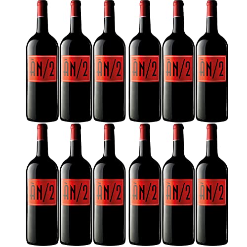 Ànima Negra ÀN/2 Magnum Rotwein Wein Cuvée trocken Mallorca Spanien I Visando Paket (12 Flaschen) von Ànima Negra