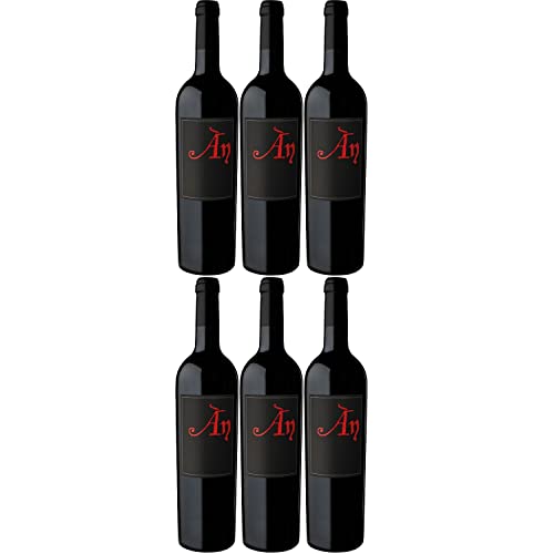 Ànima Negra ÀN Rotwein Wein Cuvée trocken Mallorca Spanien I Visando Paket (6 Flaschen) von Ànima Negra