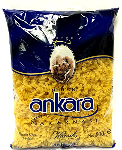8 x 500g Ankara Burgu Nudeln - Fusilli Nudeln von VWPEYY