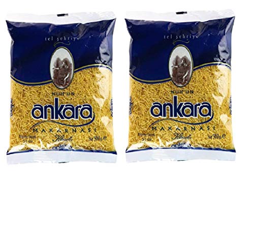 Ankara Pasta Vermicelli Dünner Reis, 500 g, 2 Stück von Ankara