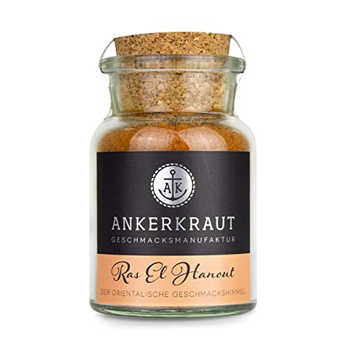 Ankerkraut Ras el Hanout, 65g im Korkenglas, Gewürz-Mischung Marokko, Zubereitung super für Couscous und Gemüse-Gerichte, lecker schmecker orientalisch kochen von Ankerkraut