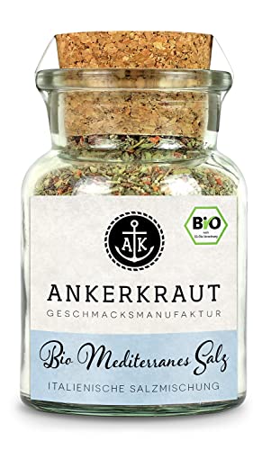 Ankerkraut, BIO Mediterranes Salz, Gewürzmischung, 120g im Korkenglas von Ankerkraut