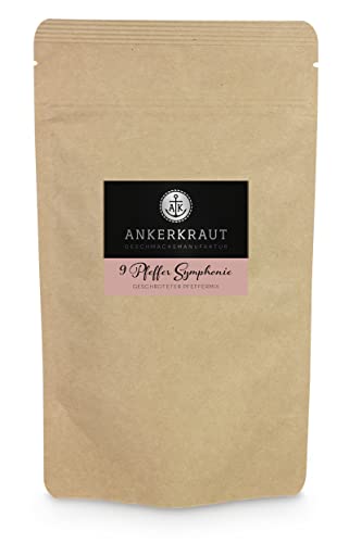 Ankerkraut 9-Pfeffer-Symphonie, 150g im Beutel, Mischung verschiedener Sorten, Premium Qualität und Aroma Ankerkraut 9-Pfeffer-Symphonie, 150g im Beutel, Mischung verschiedener Sorten, Premium Qualität und Aroma von Ankerkraut
