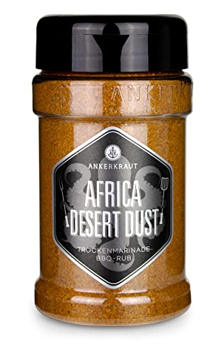 Ankerkraut Africa Desert Dust, BBQ-Rub der afrikanischen Wüste zum Grillen, 200g im Streuer von Ankerkraut