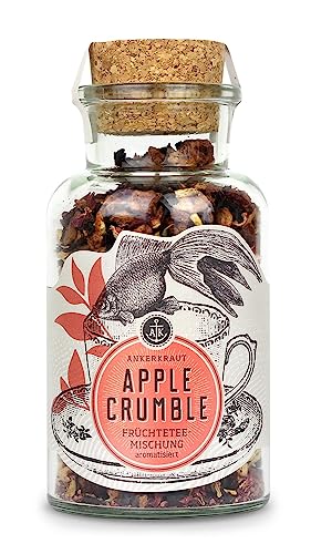 Ankerkraut Apple Crumble Früchtetee, 95g im Korkenglas von Ankerkraut