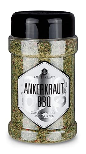 Ankerkraut BBQ und Grill Gewürzmischung, das Original Gewürz, mit Knoblauch und Oregano, leicht pikante Note, 150 g im Streuer Ankerkraut BBQ und Grill Gewürzmischung, das Original Gewürz, mit Knoblauch und Oregano, leicht pikante Note, 150 g im Streuer von Ankerkraut