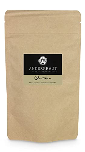 Ankerkraut Basilikum, Kräuter, gerebelt, mediterranes Gewürz für Pasta und Pizza, 60 g im Beutel Ankerkraut Basilikum, Kräuter, gerebelt, mediterranes Gewürz für Pasta und Pizza, 60 g im Beutel von Ankerkraut
