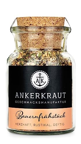 Ankerkraut Bauernfrühstück Gewürz, 90g im Korkenglas, Zubereitung für Kartoffeln, Deftige Mahlzeit Einfach Zubereiten, Zuckerfrei und frei von Zusatzstoffen Ankerkraut Bauernfrühstück Gewürz, 90g im Korkenglas, Zubereitung für Kartoffeln, Deftige Mahlzeit Einfach Zubereiten, Zuckerfrei und frei von Zusatzstoffen von Ankerkraut