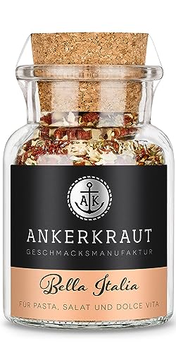 Ankerkraut Bella Italia, Gewürzmischung für Nudelsalat und Salat, Salate mit Gewürz würzen, Gewürze für Pasta und Nudeln, 65 g im Korkenglas Ankerkraut Bella Italia, Gewürzmischung für Nudelsalat und Salat, Salate mit Gewürz würzen, Gewürze für Pasta und Nudeln, 65 g im Korkenglas von Ankerkraut