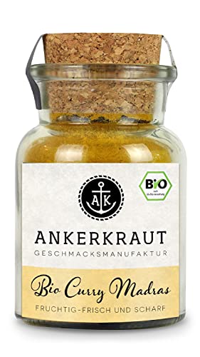 Ankerkraut Bio Curry Madras, 70g im Korkenglas, Curry-Pulver BIO kaufen von Ankerkraut