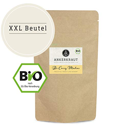 Ankerkraut Bio Curry Madras im 600 g XXL-Beutel, Curry-Pulver BIO kaufen Ankerkraut Bio Curry Madras im 600 g XXL-Beutel, Curry-Pulver BIO kaufen von Ankerkraut