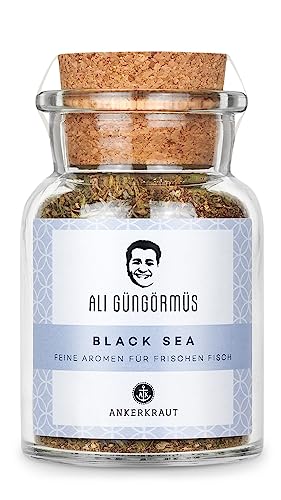 Ankerkraut Black Sea by Ali Güngörmüs BIO, Gewürzmischung mit intensivem Aroma für kulinarische Meisterwerke, Bio-zertifiziert, 65 g im Korkenglas von Ankerkraut