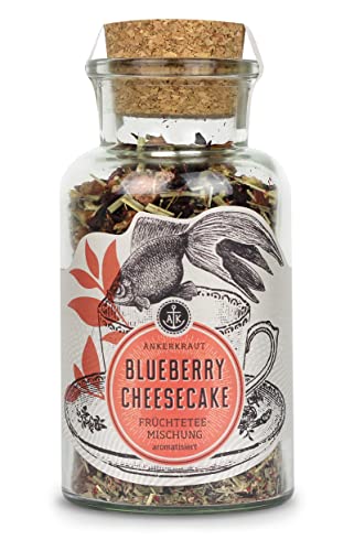 Ankerkraut Blueberry Cheesecake Früchtetee, loser Tee zum Aufbrühen, ergibt ca. 8 Liter Tee, zuckerfrei, 85 g im Korkenglas Ankerkraut Blueberry Cheesecake Früchtetee, loser Tee zum Aufbrühen, ergibt ca. 8 Liter Tee, zuckerfrei, 85 g im Korkenglas von Ankerkraut