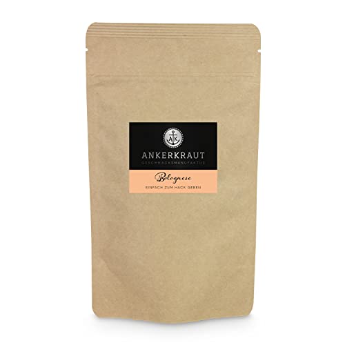Ankerkraut Bolognese Gewürz, für italienische Spagetti Bolognese und Lasagne, 200g im aromadichten Beutel Ankerkraut Bolognese Gewürz, für italienische Spagetti Bolognese und Lasagne, 200g im aromadichten Beutel von Ankerkraut