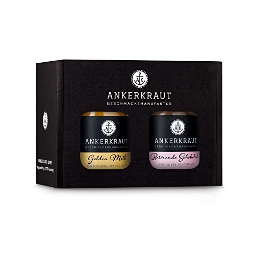 Ankerkraut Box Warm-Up, mit Golden Milk und Betörender Schokolade, im Korkenglas von Ankerkraut