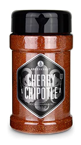 Ankerkraut Cherry Chipotle BBQ Rub, Rub Gewürzmischung für Rind, Schwein, Chicken Wings und Pulled Pork, 220g im Streuer Ankerkraut Cherry Chipotle BBQ Rub, Rub Gewürzmischung für Rind, Schwein, Chicken Wings und Pulled Pork, 220g im Streuer von Ankerkraut