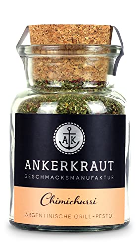 Ankerkraut Chimichurri, Gewürzmischung für argentinische Chimichurri-Sauce und Dip, 45g Korkenglas von Ankerkraut