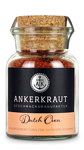 Ankerkraut Dutch Oven Gewürz, BBQ-Gewürzmischung für Dutch Oven Rezepte, 90g im Korkenglas von Ankerkraut