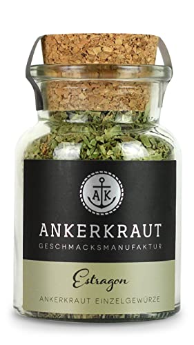 Ankerkraut Estragon, Gourmet-Gewürz, gerebelt, getrocknet, 16 Gramm im Korkenglas von Ankerkraut