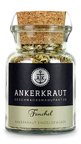 Ankerkraut Fenchel Saat, ganz, Fechel Samen, 60g im Korkenglas von Ankerkraut