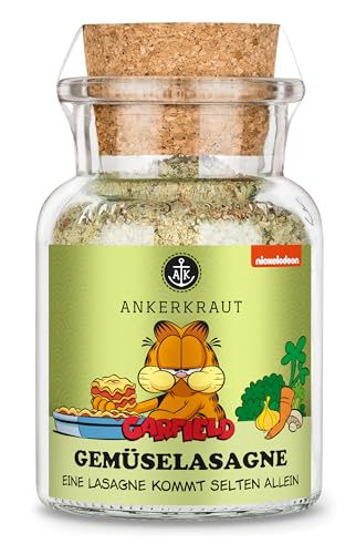 Ankerkraut Gemüselasagne, Garfield-Edition, Lasagne, Pasta, Nudeln kochen, Kinder-Gewürz, ohne Zuckerzusatz, 95 g im Korkenglas Ankerkraut Gemüselasagne, Garfield-Edition, Lasagne, Pasta, Nudeln kochen, Kinder-Gewürz, ohne Zuckerzusatz, 95 g im Korkenglas von Ankerkraut