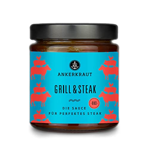 Ankerkraut Grill & Steak Sauce, für Barbecue, Fleisch, Saucen-Liebe im Glas 170ml Ankerkraut Grill & Steak Sauce, für Barbecue, Fleisch, Saucen-Liebe im Glas 170ml von Ankerkraut