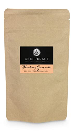 Ankerkraut Hamburg Gunpowder, Rub Gewürzmischung, der Ankerkraut Haus-Rub, 250g im aromadichten Beutel Ankerkraut Hamburg Gunpowder, Rub Gewürzmischung, der Ankerkraut Haus-Rub, 250g im aromadichten Beutel von Ankerkraut