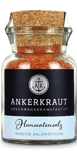 Ankerkraut Hanseatensalz, feines Salz mit Gewürzen, Gewürzsalz, 140g im Korkenglas von Ankerkraut