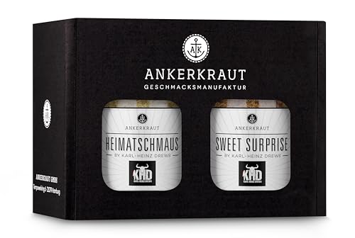 Ankerkraut Hausgemachtes by Karl-Heinz Drews Gewürz-Box, mit Sweet Surprise und Heimatschmaus im Korkenglas, 220 g von Ankerkraut