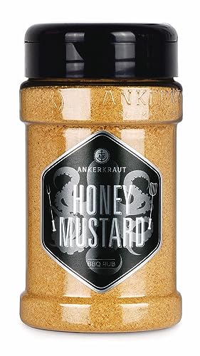 Ankerkraut Honey Mustard, BBQ-Rub, Honig-Senf Geschmack, 200g im Streuer von Ankerkraut