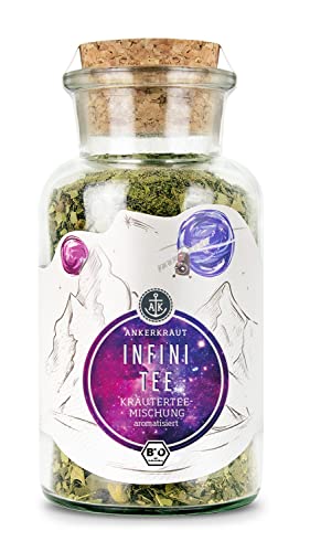 Ankerkraut Infinitee, Bio-Alternative zu Kaffee, Energy-Drink und Gaming-Booster, mit Mate, Ginseng, Moringa, Guarana, loser Kräuter-Tee für etwa 8 Liter, 80g im Korkenglas Ankerkraut Infinitee, Bio-Alternative zu Kaffee, Energy-Drink und Gaming-Booster, mit Mate, Ginseng, Moringa, Guarana, loser Kräuter-Tee für etwa 8 Liter, 80g im Korkenglas von Ankerkraut
