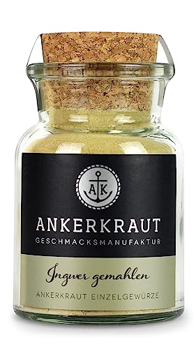 Ankerkraut Ingwer, gemahlen, Ingwer-Pulver, 65g im Korkenglas Ankerkraut Ingwer, gemahlen, Ingwer-Pulver, 65g im Korkenglas von Ankerkraut