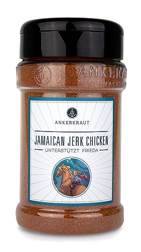 Ankerkraut Jamaican Jerk Chicken, BBQ-Rub, 200g im Streuer, Exotischer Insel-Geschmack für Hähnchen, Lecker Zu Hause Kochen am Grill, Premium Qualität Ankerkraut Jamaican Jerk Chicken, BBQ-Rub, 200g im Streuer, Exotischer Insel-Geschmack für Hähnchen, Lecker Zu Hause Kochen am Grill, Premium Qualität von Ankerkraut